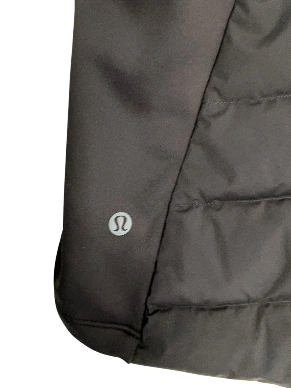 Lululemon Down For It All  Black Goose Down Running Vest Size 6